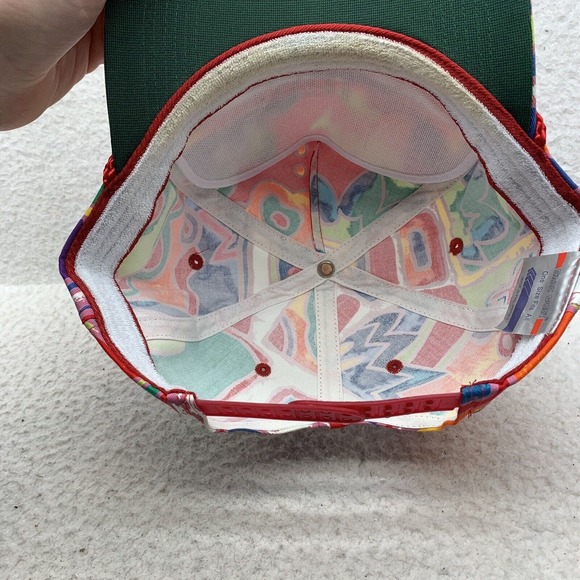 VTG San Sun Dual II Colorful Blockhead Hat Snapback Trucker Rope Wild Geometric - Picture 6 of 7
